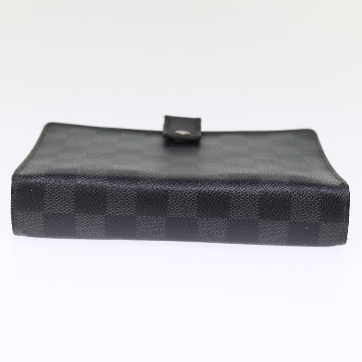 LOUIS VUITTON Damier Graphite Agenda MM Day Planner Cover R20242 LV 76446