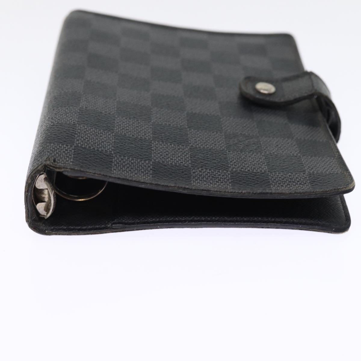 LOUIS VUITTON Damier Graphite Agenda MM Day Planner Cover R20242 LV 76446