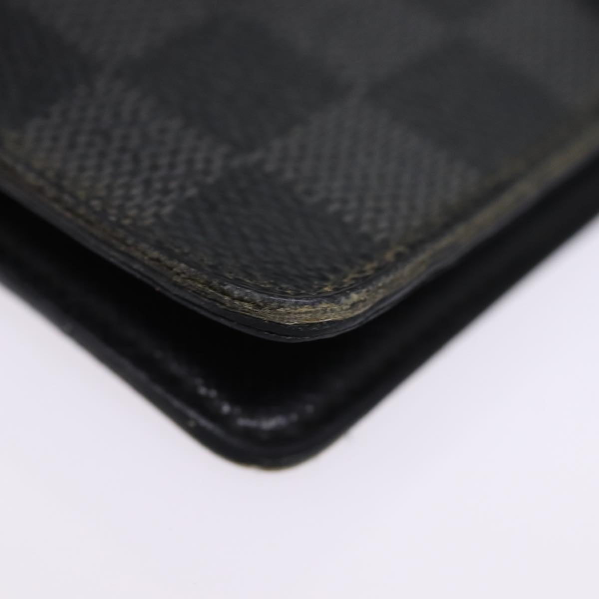 LOUIS VUITTON Damier Graphite Agenda MM Day Planner Cover R20242 LV 76446