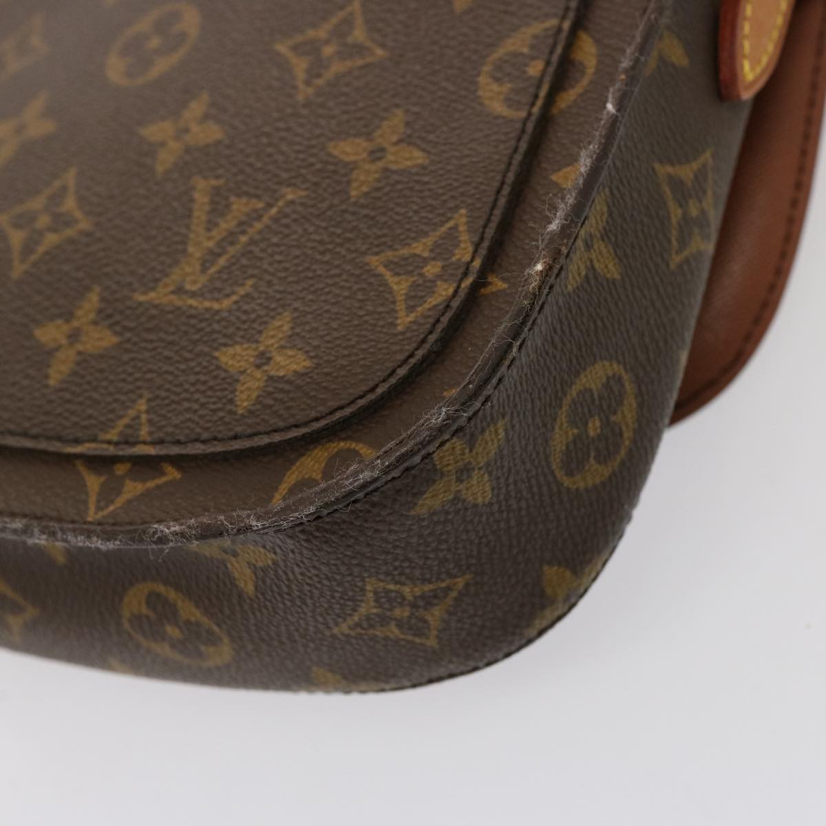 LOUIS VUITTON Monogram Saint Cloud MM Shoulder Bag M51243 LV 76461