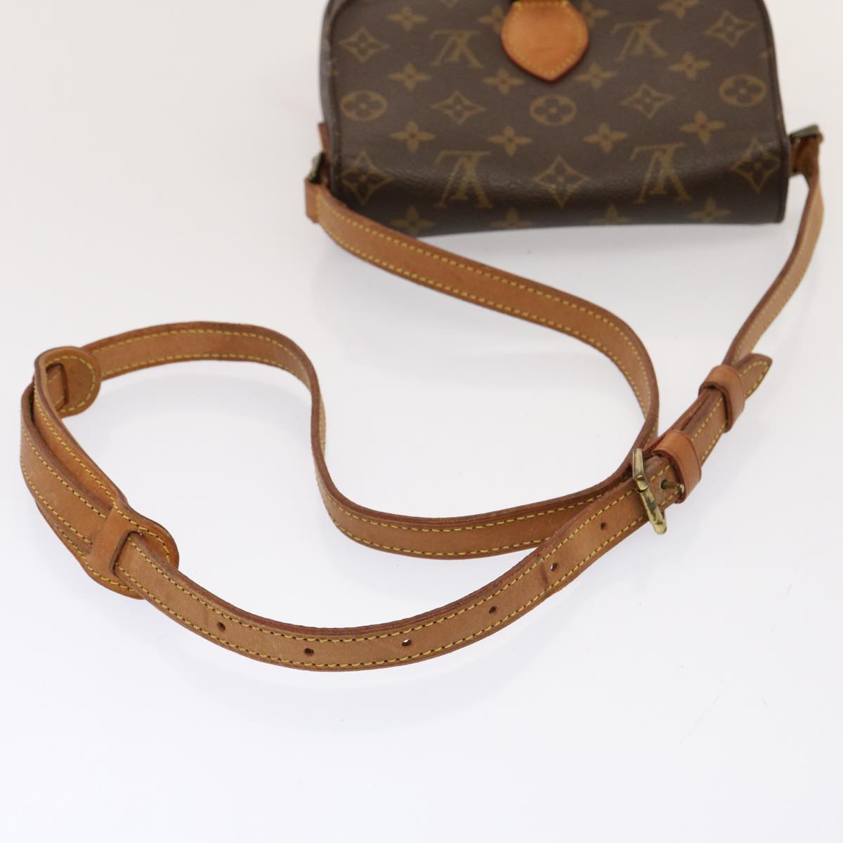 LOUIS VUITTON Monogram Saint Cloud MM Shoulder Bag M51243 LV 76461