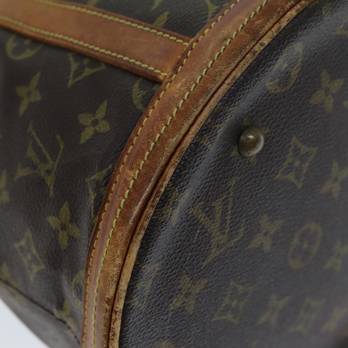 LOUIS VUITTON Monogram Bucket GM Shoulder Bag M42236 LV 76470