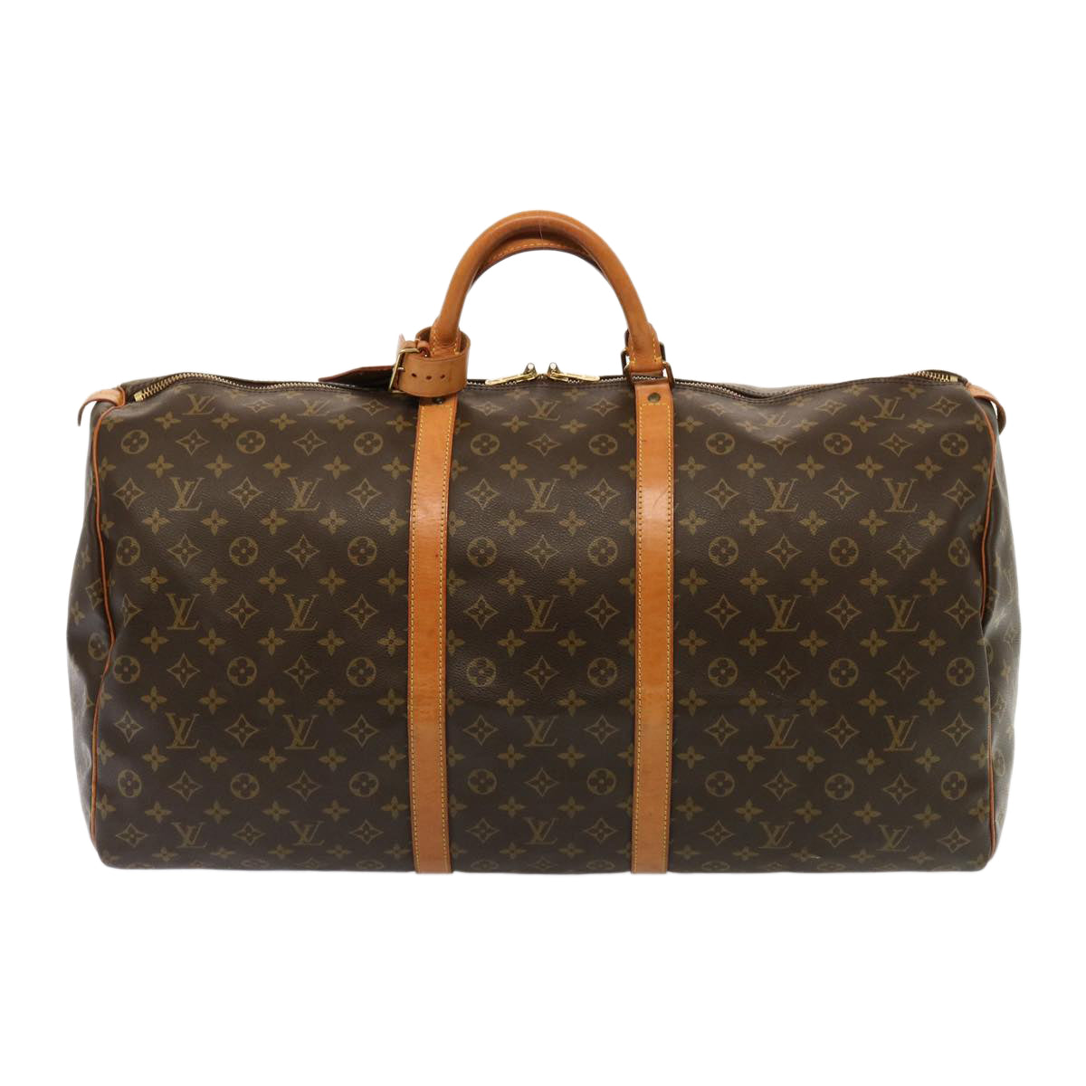 LOUIS VUITTON Monogram Keepall 60 Boston Bag M41422 LV 76472