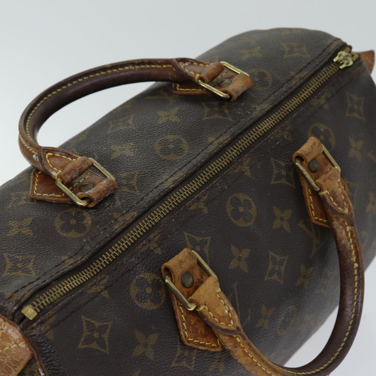 LOUIS VUITTON Monogram Speedy 30 Hand Bag M41526 LV 76490