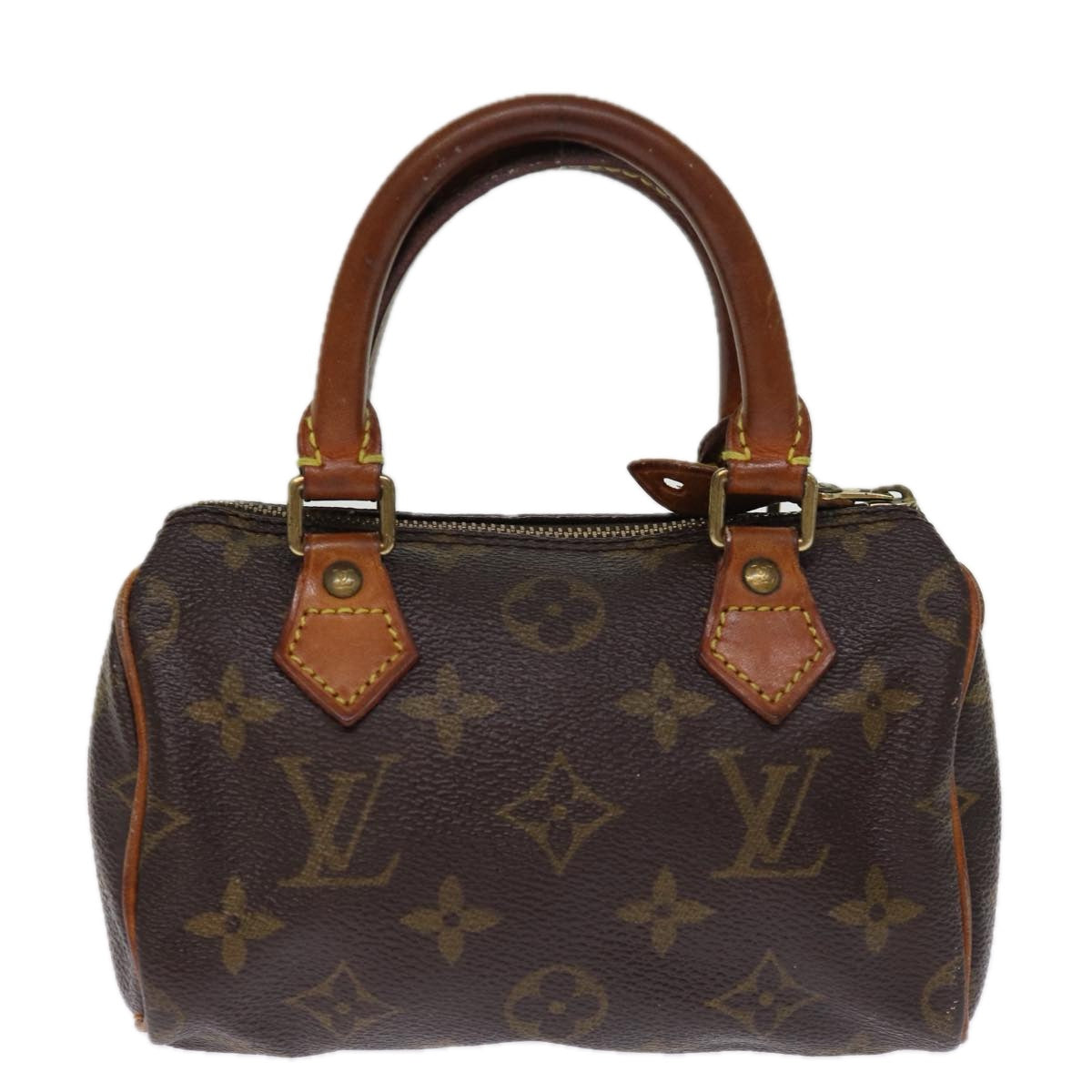 LOUIS VUITTON Monogram Mini Speedy Hand Bag M41534 LV 76504