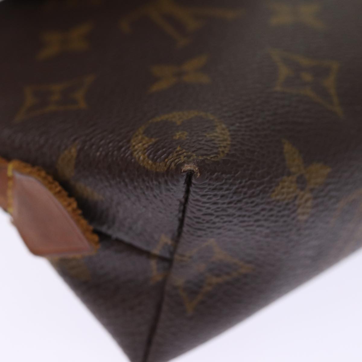 LOUIS VUITTON Monogram Pochette Cosmetic PM Cosmetic Pouch M47515 LV 76505