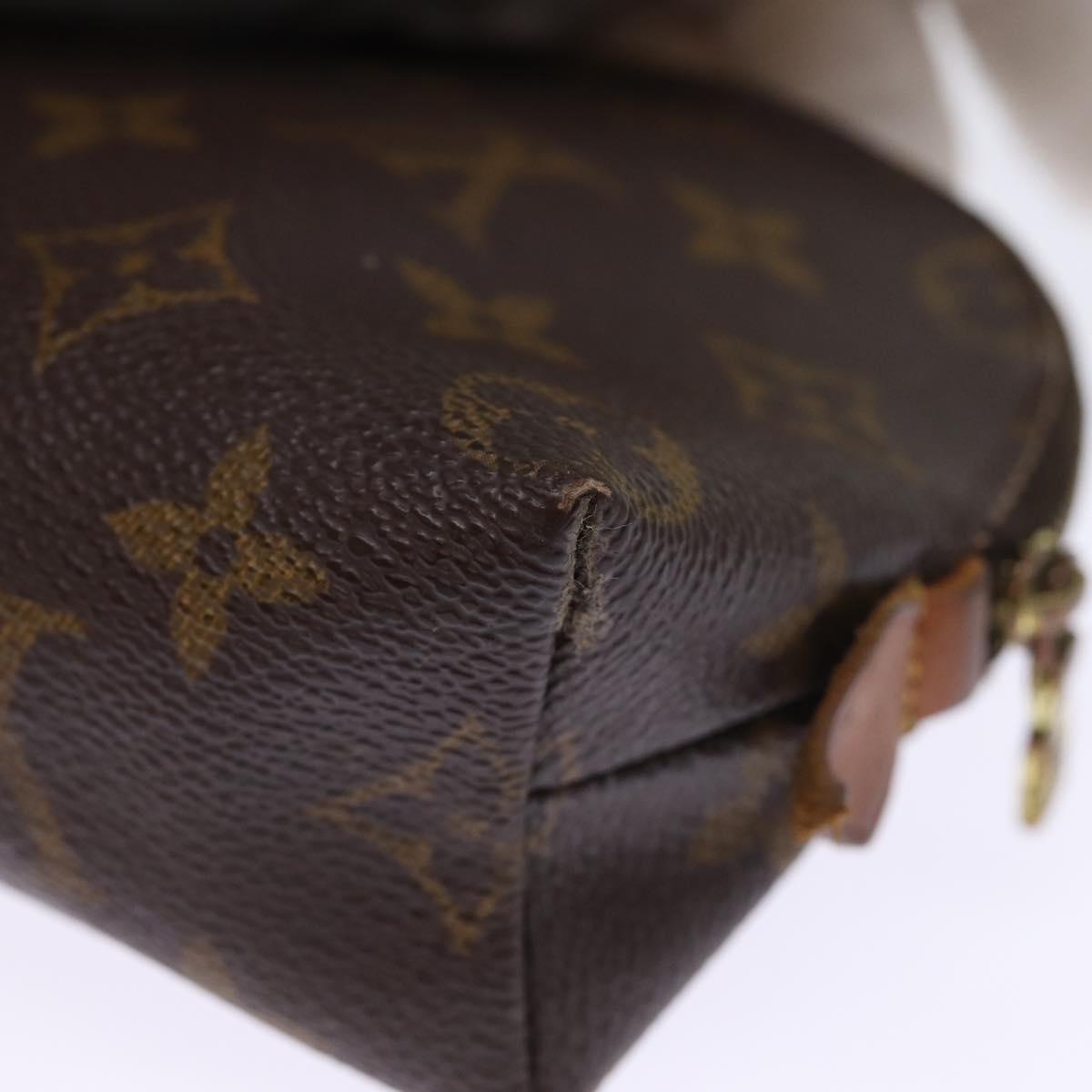 LOUIS VUITTON Monogram Pochette Cosmetic PM Cosmetic Pouch M47515 LV 76505