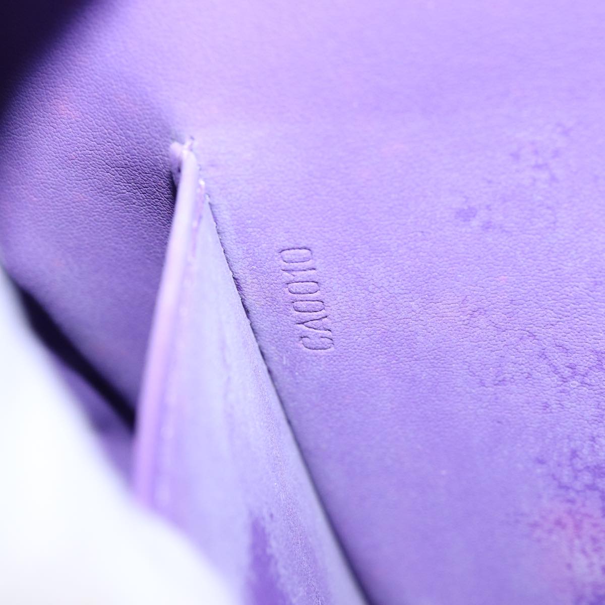 LOUIS VUITTON Monogram Vernis Thompson Street Bag Purple Viole M91095 76507