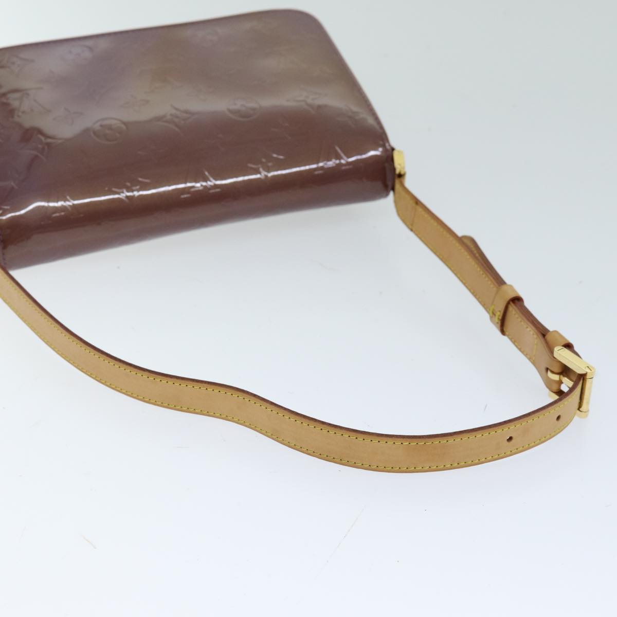 LOUIS VUITTON Monogram Vernis Thompson Street Bag Purple Viole M91095 76507