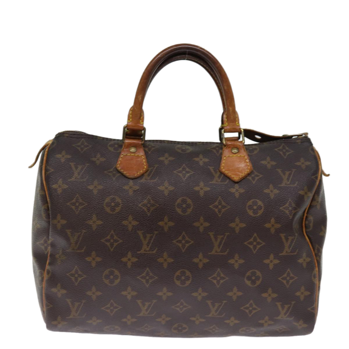 LOUIS VUITTON Monogram Speedy 30 Hand Bag M41526 LV 76521