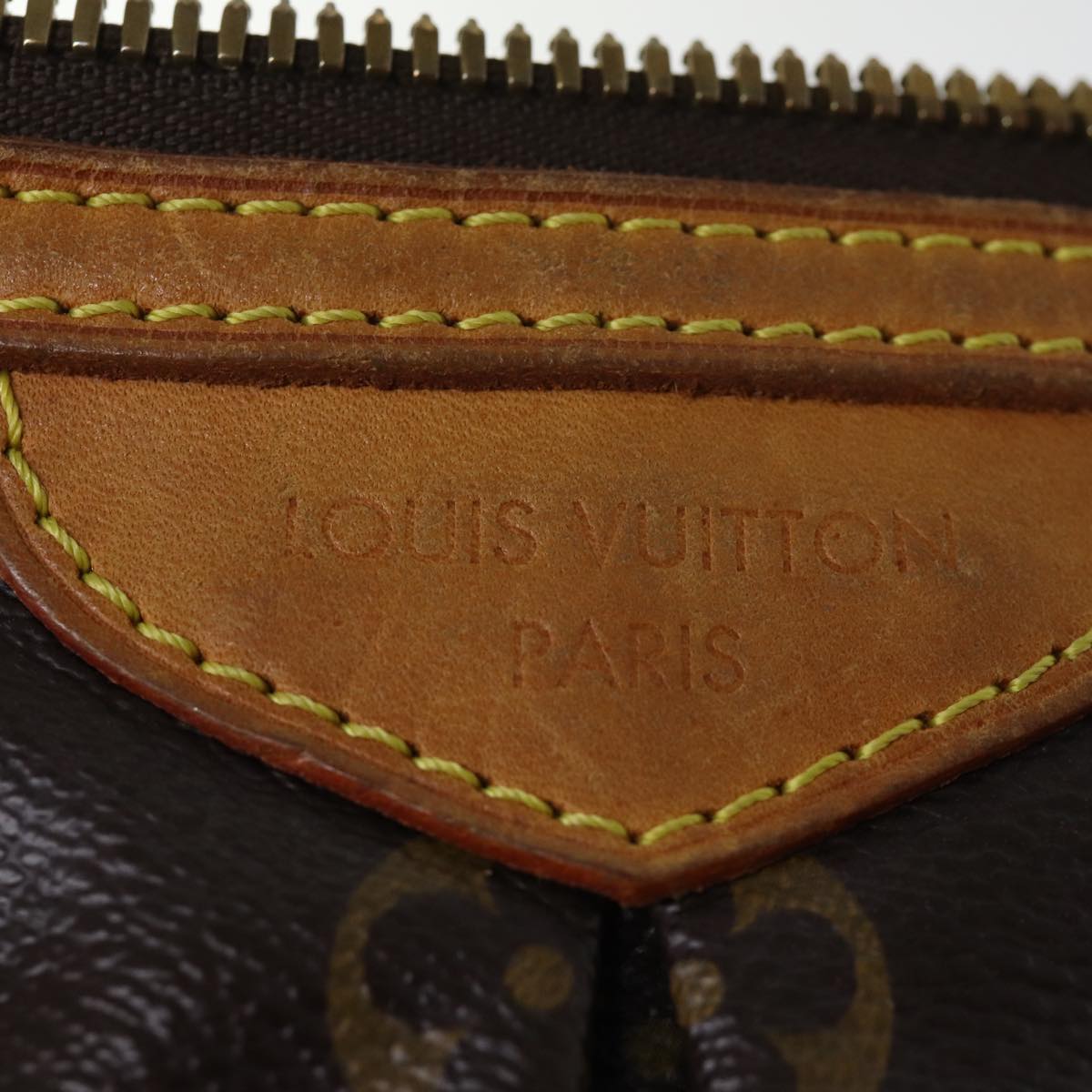 LOUIS VUITTON Monogram Palermo PM Tote Bag M40145 LV 76523