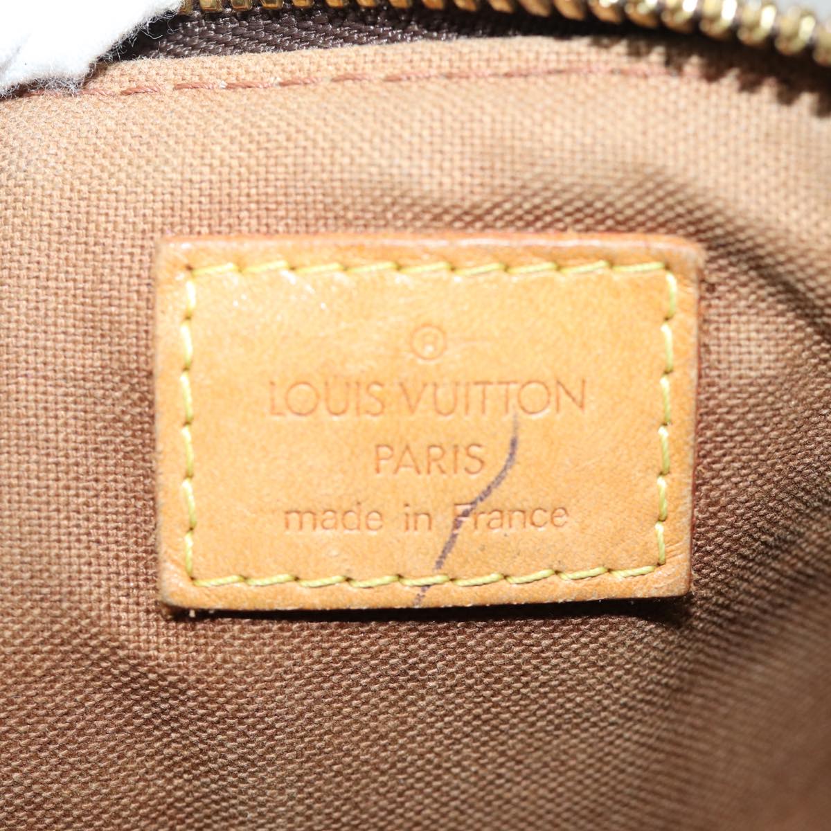 LOUIS VUITTON Monogram Palermo PM Tote Bag M40145 LV 76523