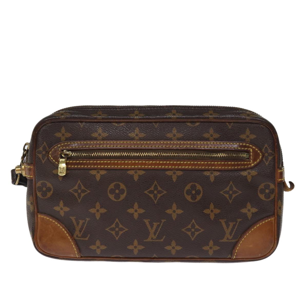 LOUIS VUITTON Monogram Marly Dragonne GM Clutch Bag M51825 LV 76524