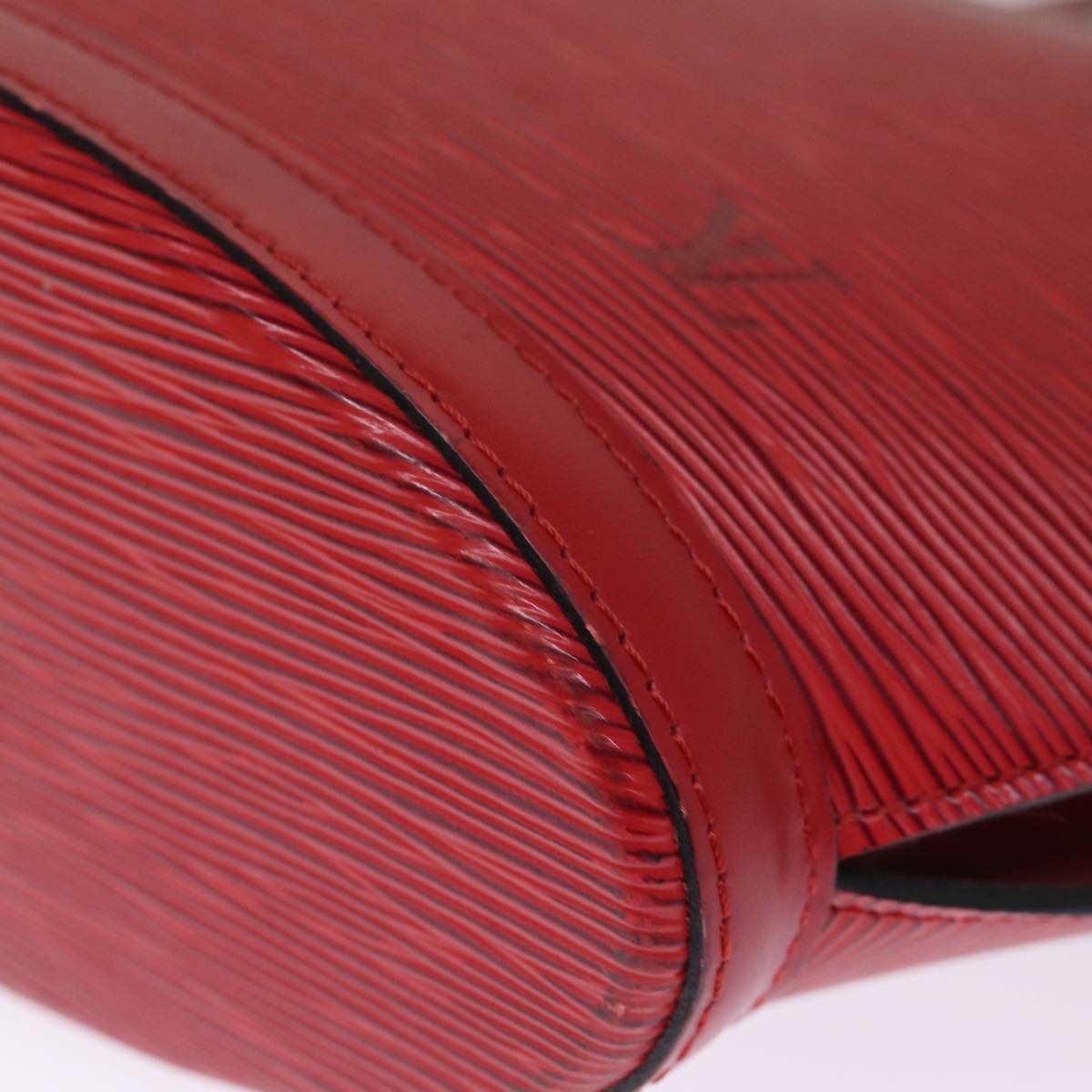 LOUIS VUITTON Epi Saint Jacques Shoulder Bag Red M52277 LV 76530