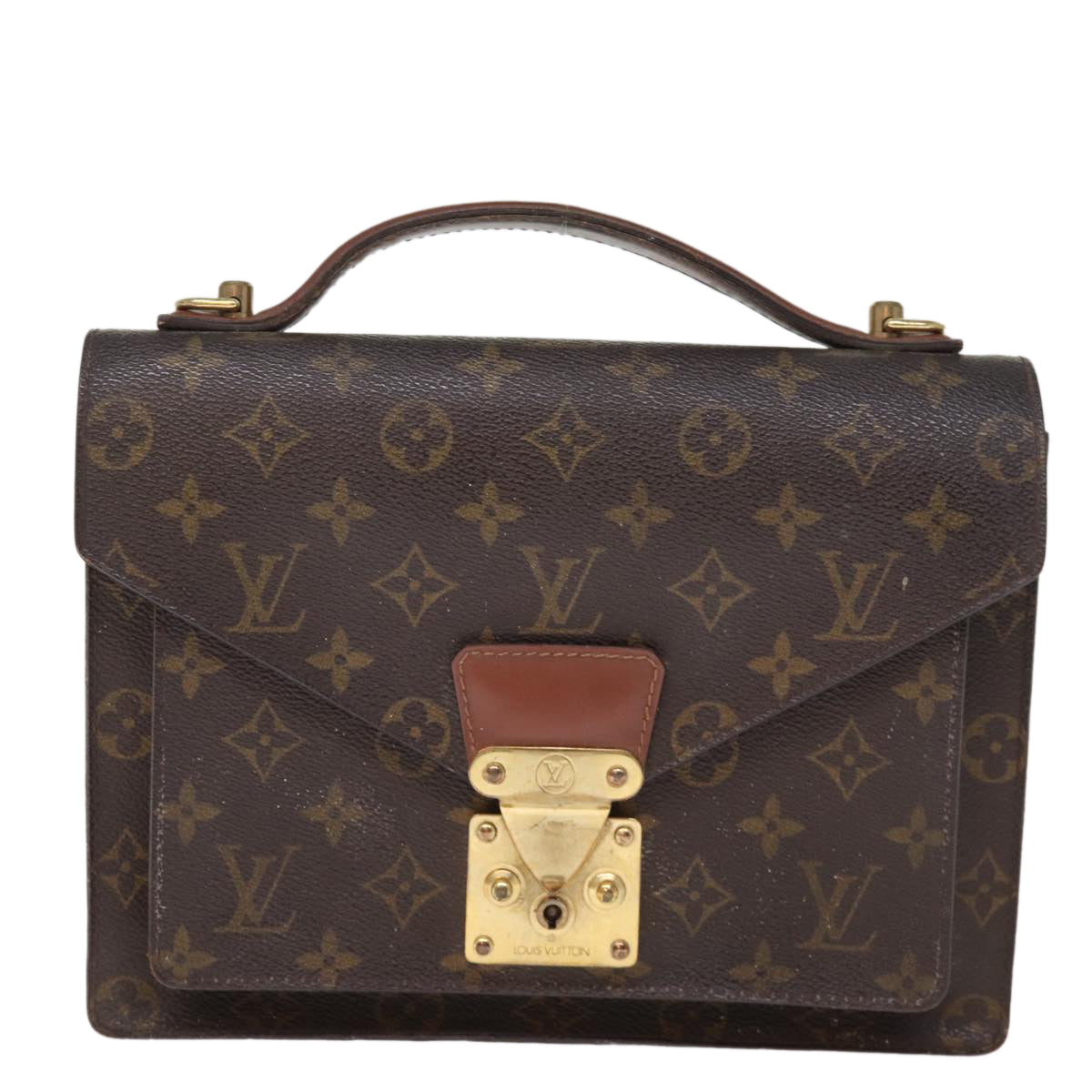 LOUIS VUITTON Monogram Monceau 26 Shoulder Bag M51187 LV 76538