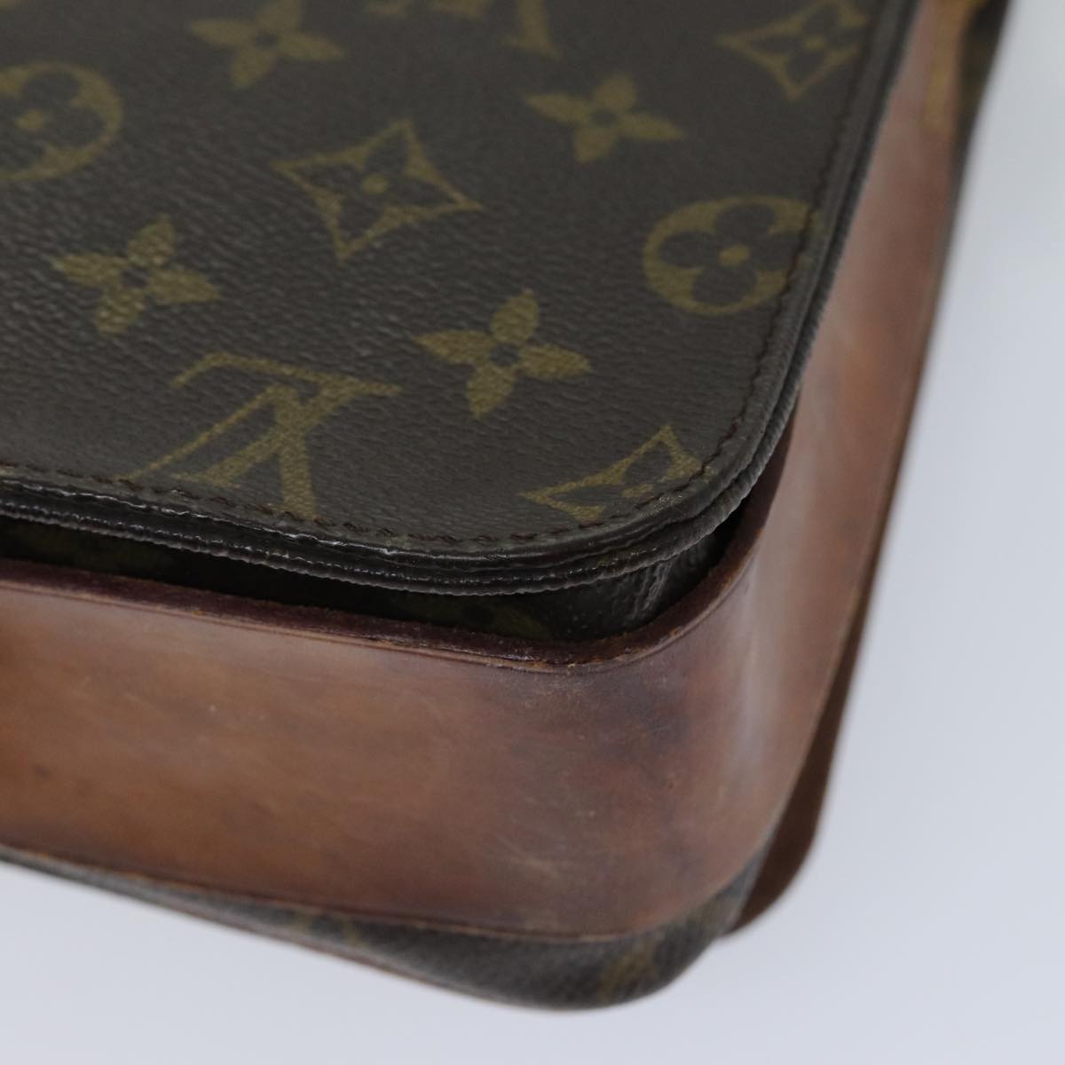 LOUIS VUITTON Monogram Cartouchiere GM Shoulder Bag M51252 LV 76539