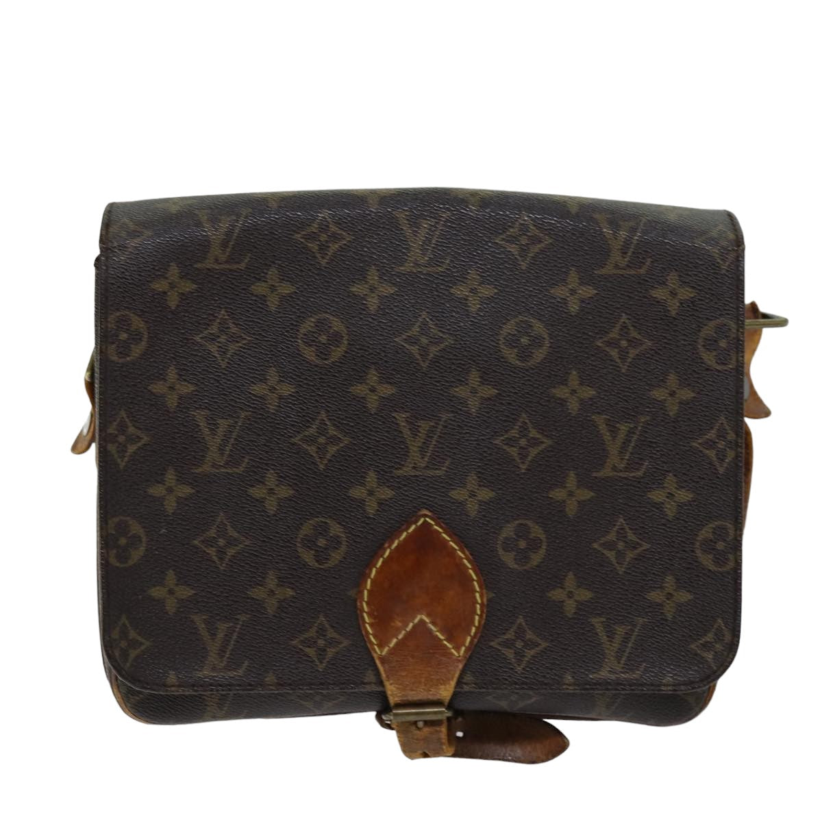 LOUIS VUITTON Monogram Cartouchiere GM Shoulder Bag M51252 LV 76539