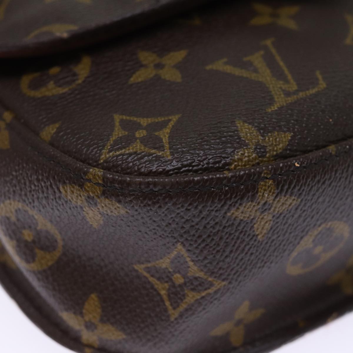 LOUIS VUITTON Monogram Saint Cloud MM Shoulder Bag M51243 LV 76540