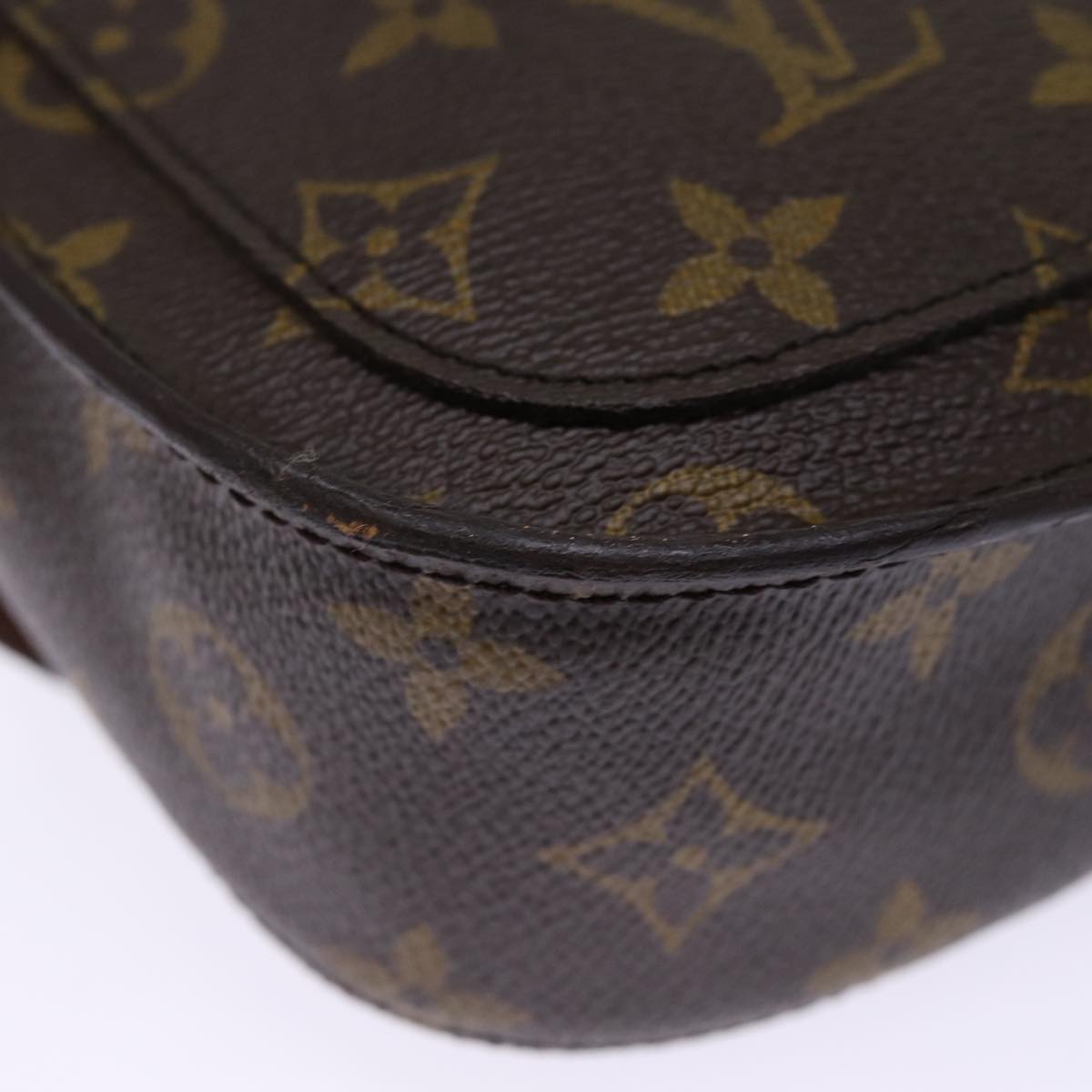 LOUIS VUITTON Monogram Saint Cloud MM Shoulder Bag M51243 LV 76540