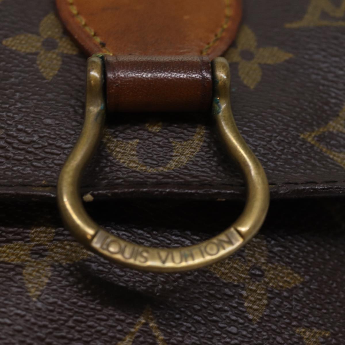 LOUIS VUITTON Monogram Saint Cloud MM Shoulder Bag M51243 LV 76540