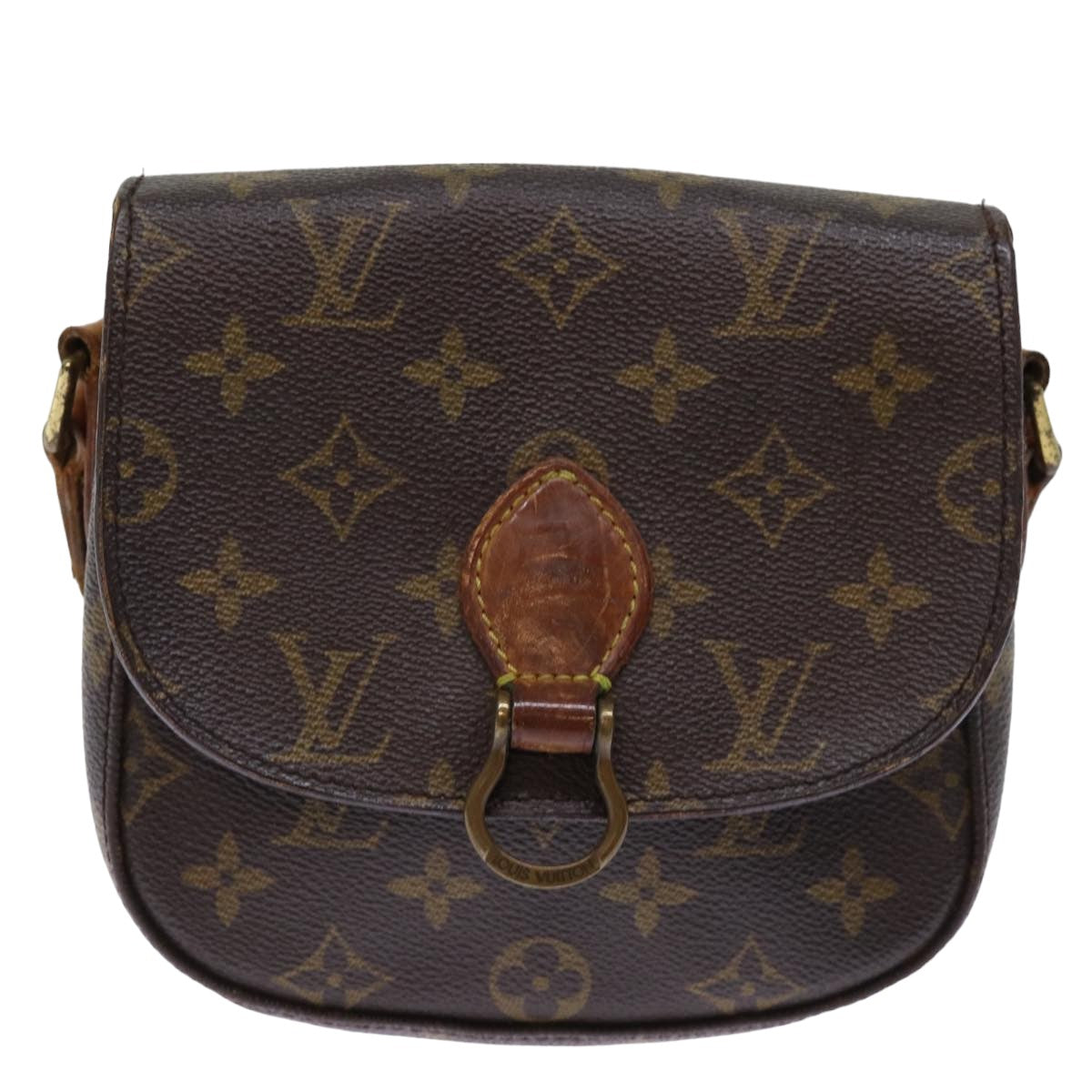 LOUIS VUITTON Monogram Saint Cloud PM Shoulder Bag M51244 LV 76541