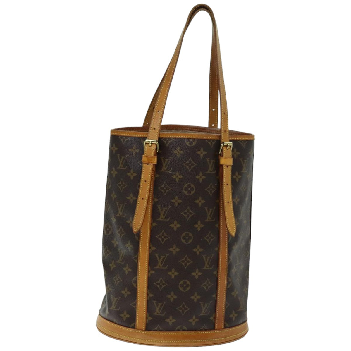 LOUIS VUITTON Monogram Bucket GM Shoulder Bag M42236 LV 76555