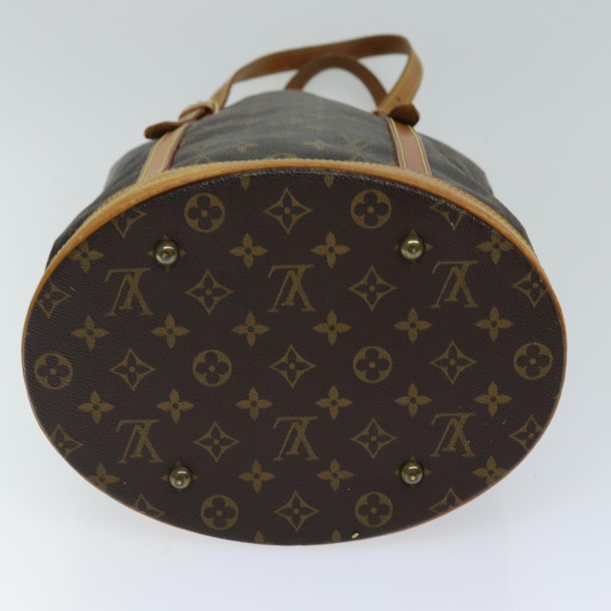 LOUIS VUITTON Monogram Bucket GM Shoulder Bag M42236 LV 76555