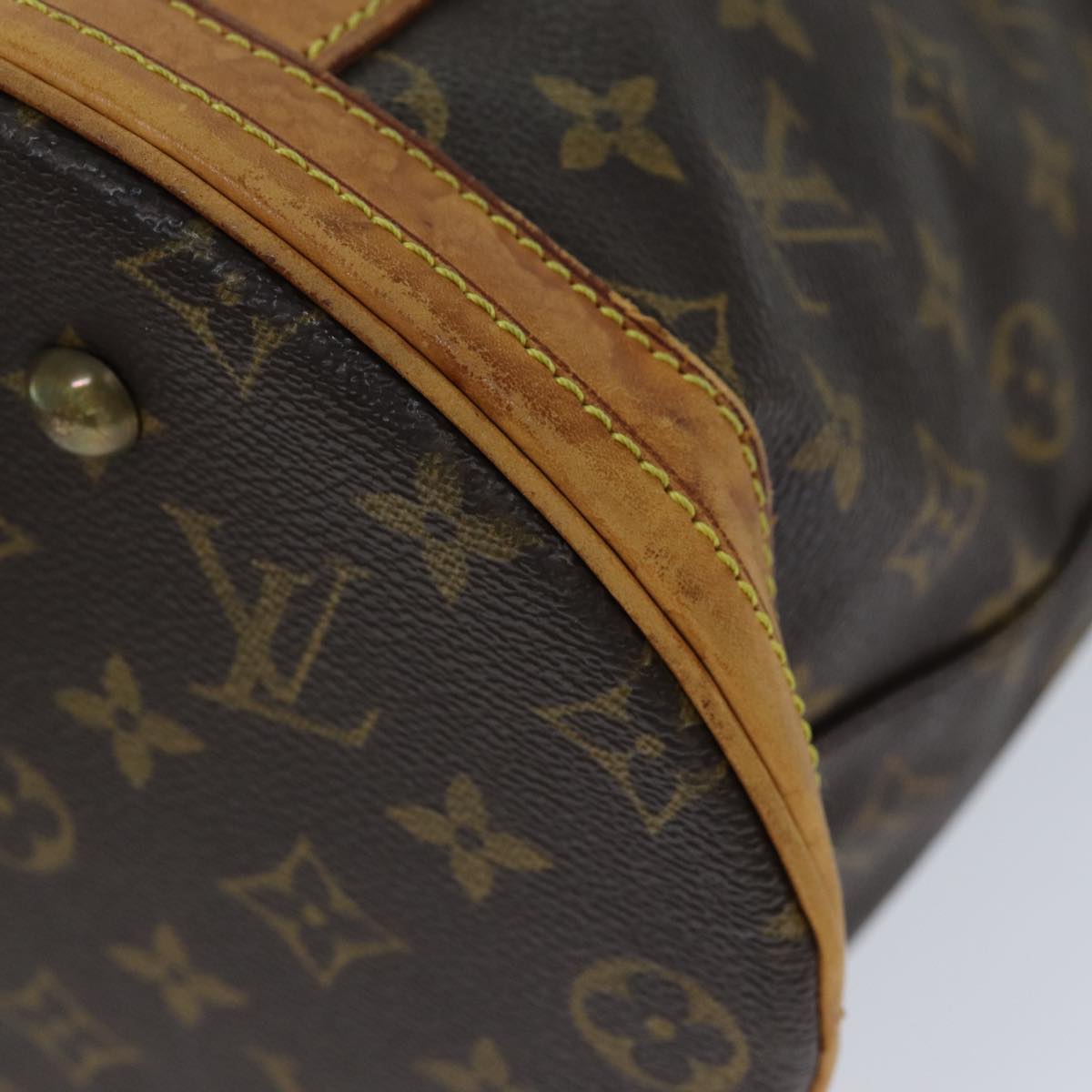 LOUIS VUITTON Monogram Bucket GM Shoulder Bag M42236 LV 76556