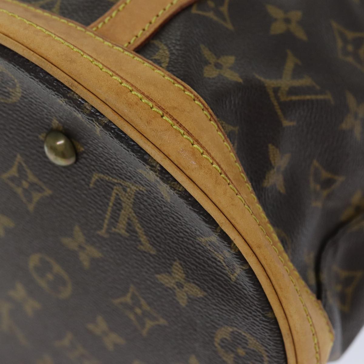 LOUIS VUITTON Monogram Bucket GM Shoulder Bag M42236 LV 76556