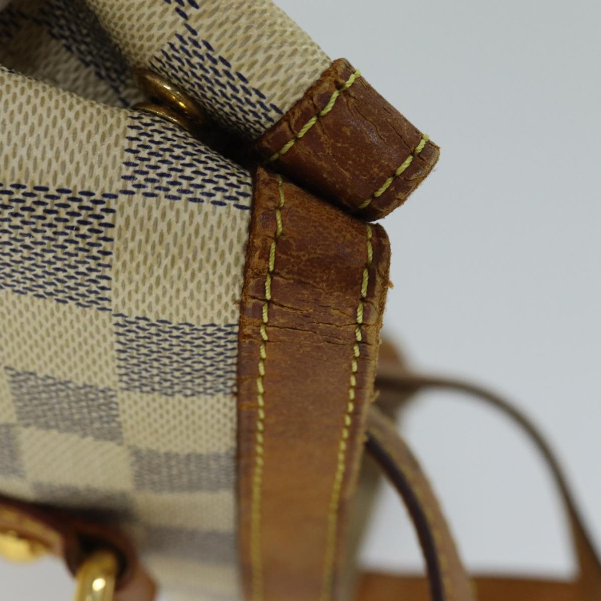 LOUIS VUITTON Damier Azur Hampstead PM Tote Bag N51207 LV 76592