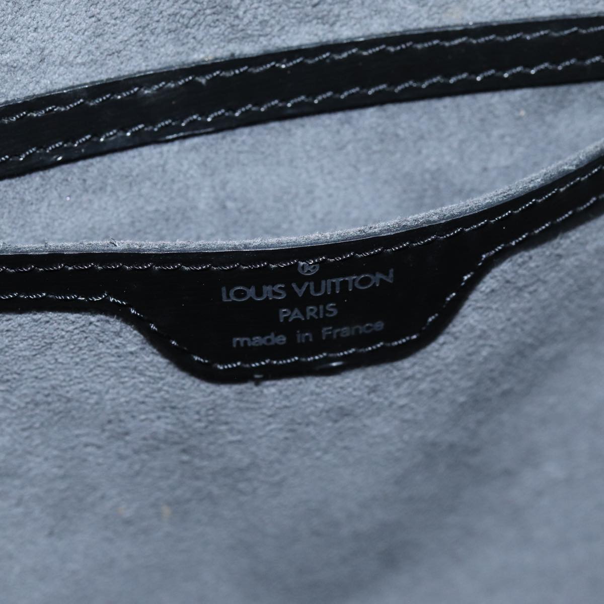 LOUIS VUITTON Epi Saint Jacques Hand Bag Black M52272 LV 76595