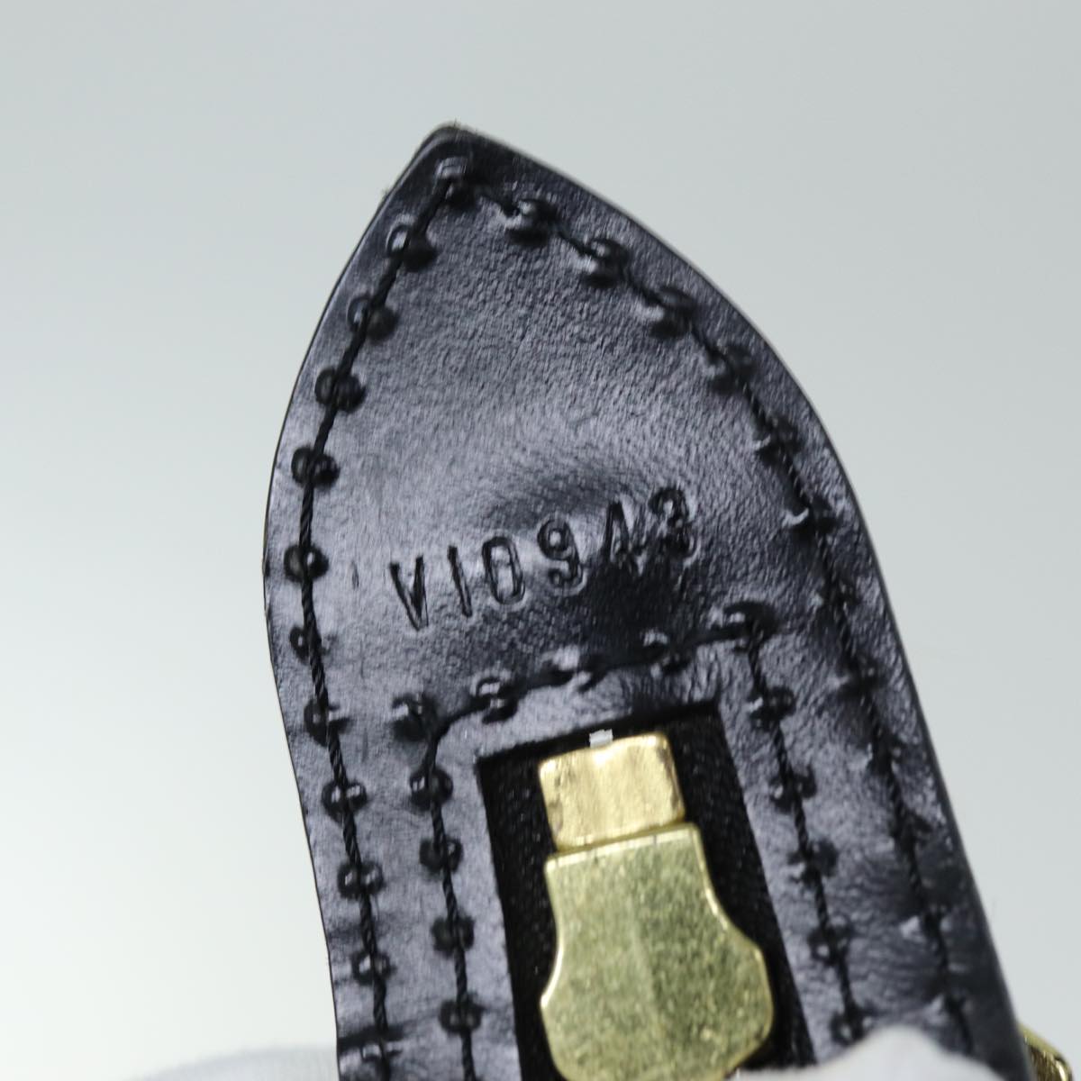 LOUIS VUITTON Epi Saint Jacques Hand Bag Black M52272 LV 76595