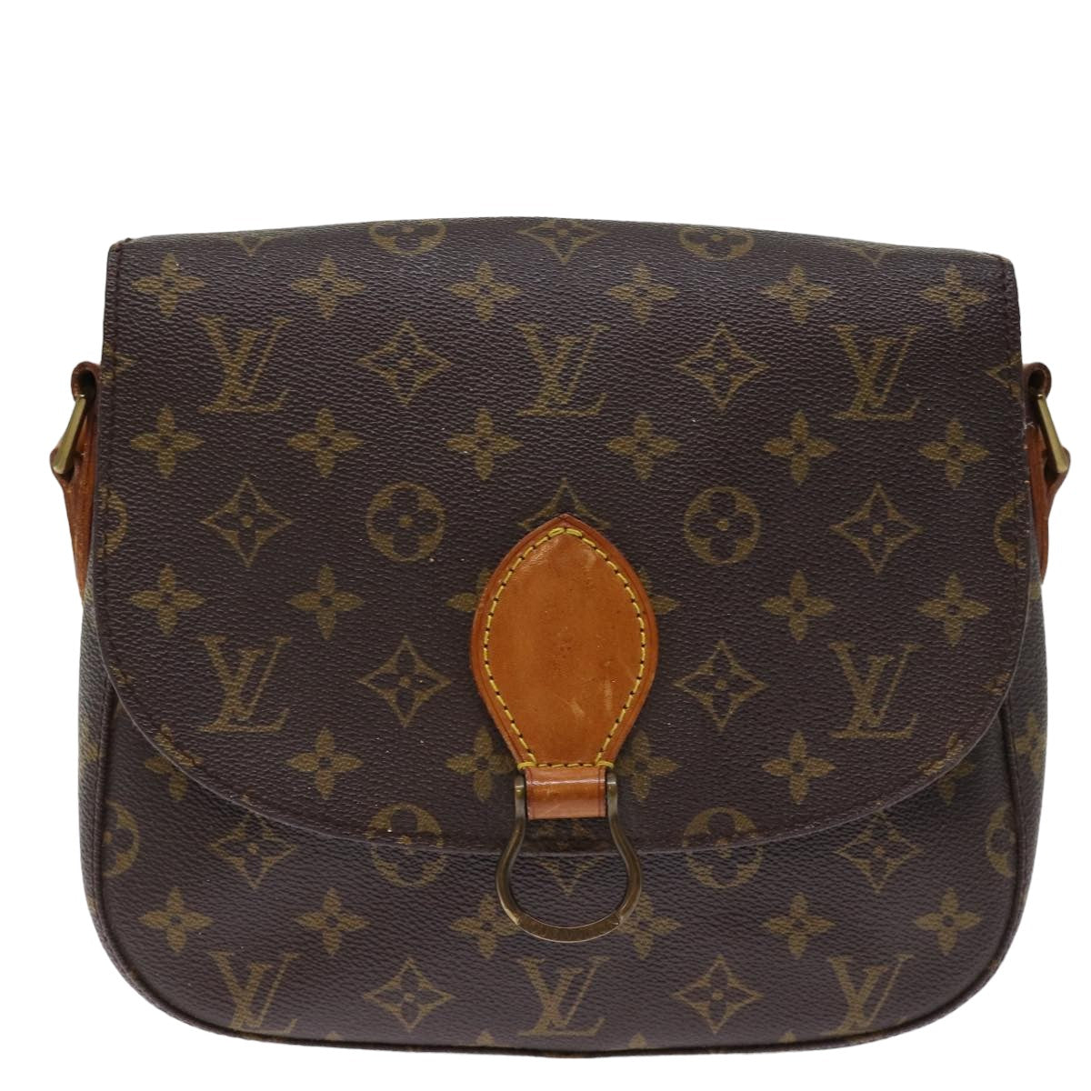 LOUIS VUITTON Monogram Saint Cloud GM Shoulder Bag M51242 LV 76596