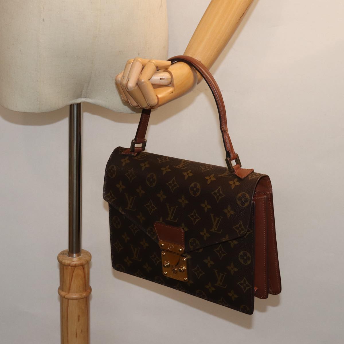LOUIS VUITTON Monogram Concorde Hand Bag M51190 LV 76603