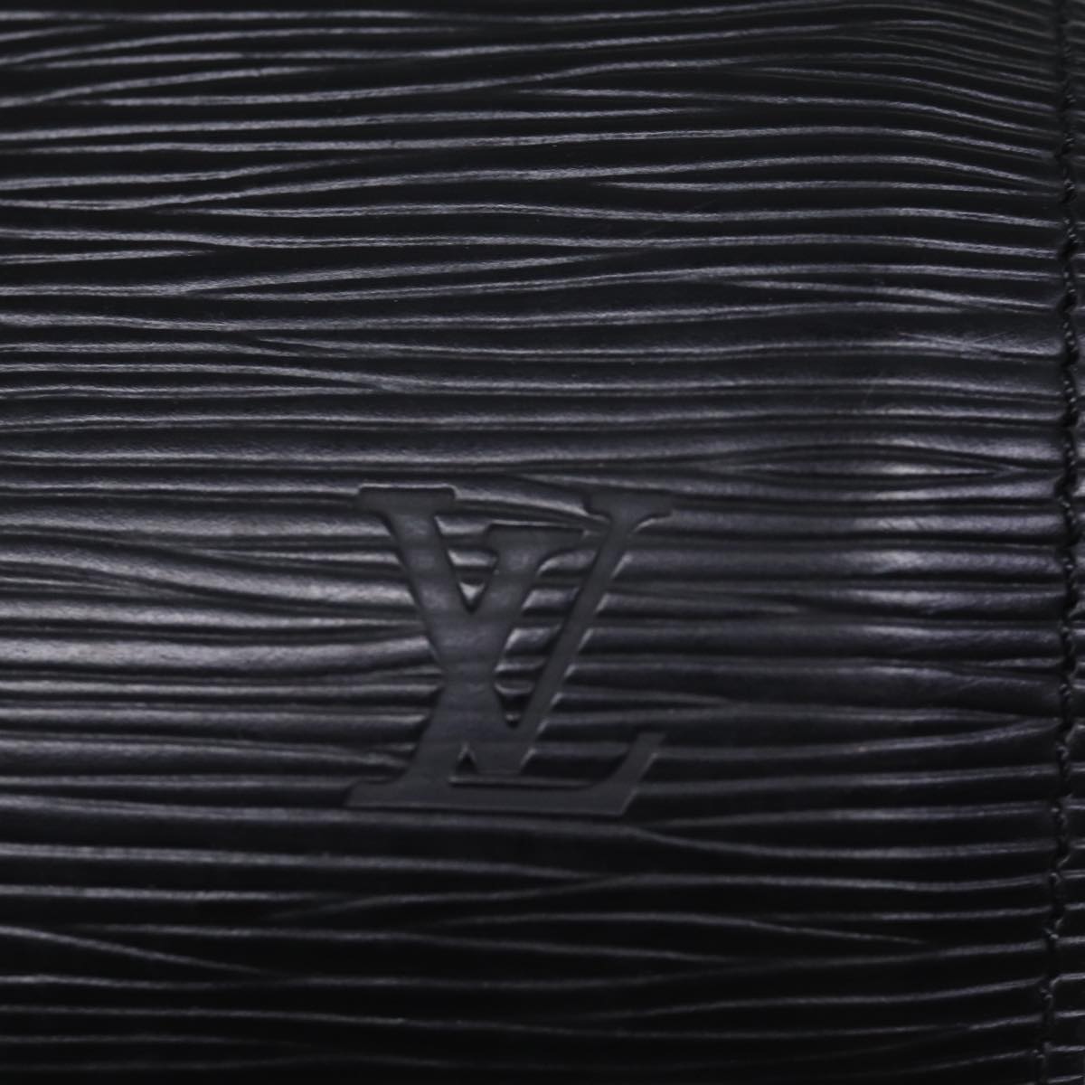 LOUIS VUITTON Epi Soufflot Hand Bag Black M52222 LV 76606