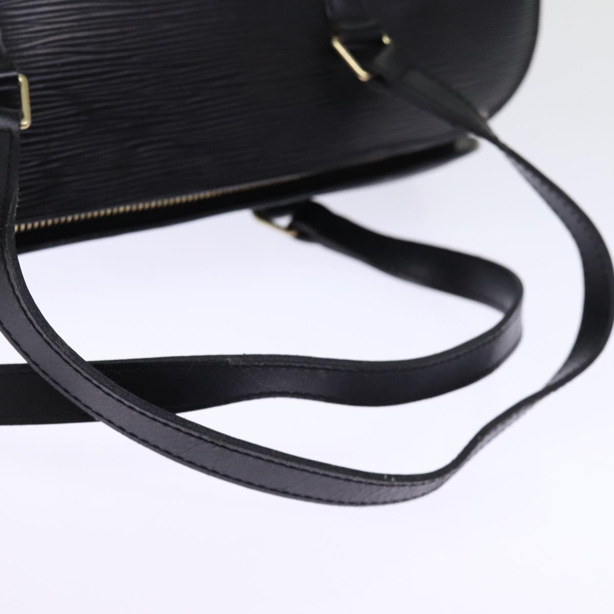 LOUIS VUITTON Epi Soufflot Hand Bag Black M52222 LV 76606