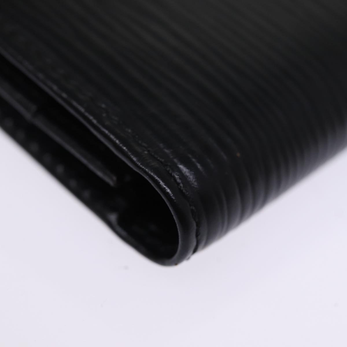 LOUIS VUITTON Epi Porte Cartes Credit Long Wallet Black M63212 LV 76607