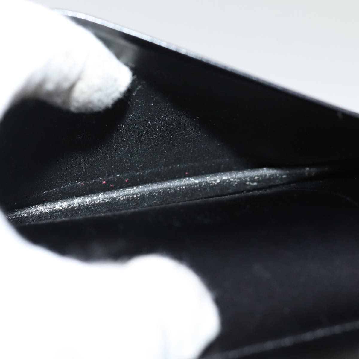 LOUIS VUITTON Epi Porte Cartes Credit Long Wallet Black M63212 LV 76607