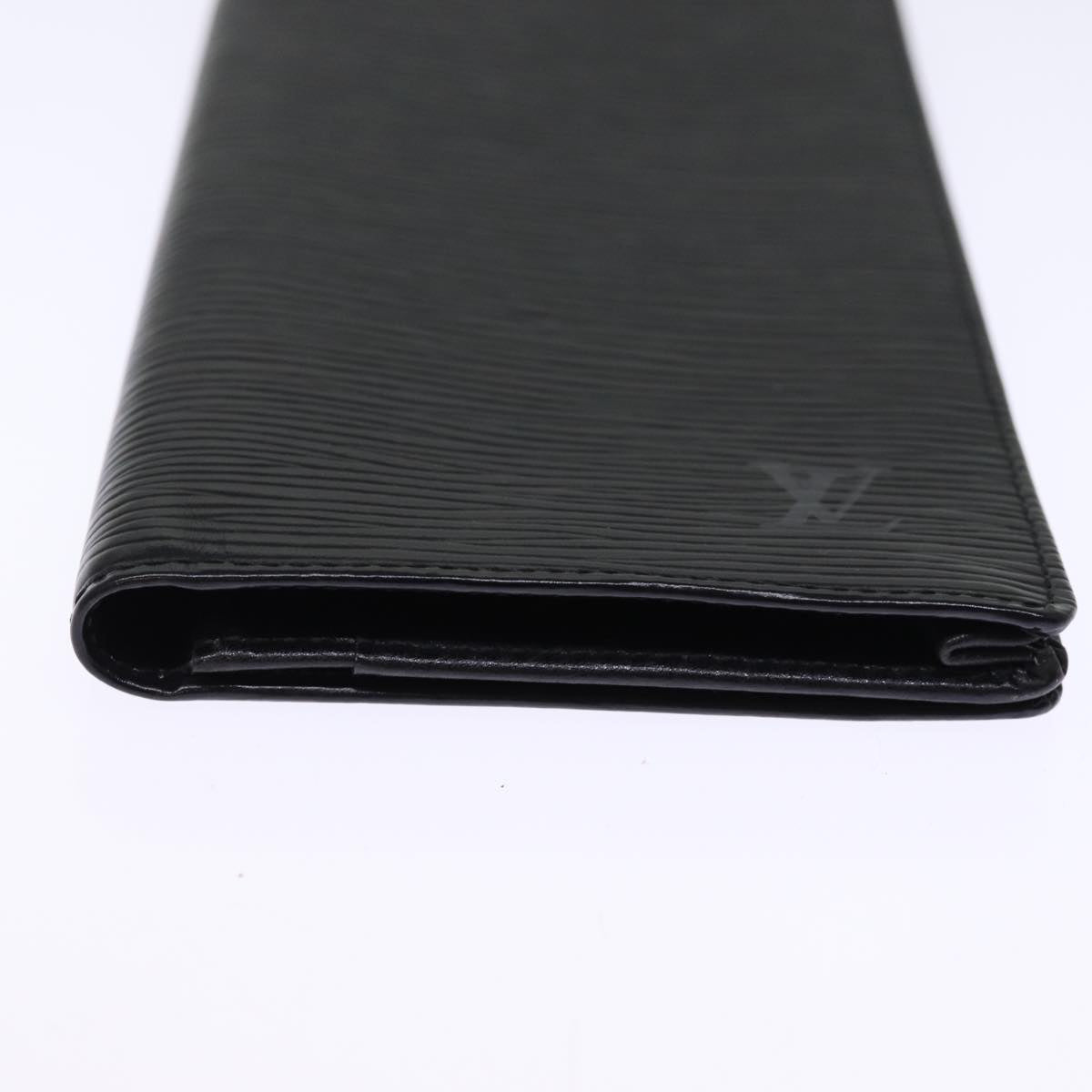 LOUIS VUITTON Epi Porte Cartes Credit Long Wallet Black M63212 LV 76607