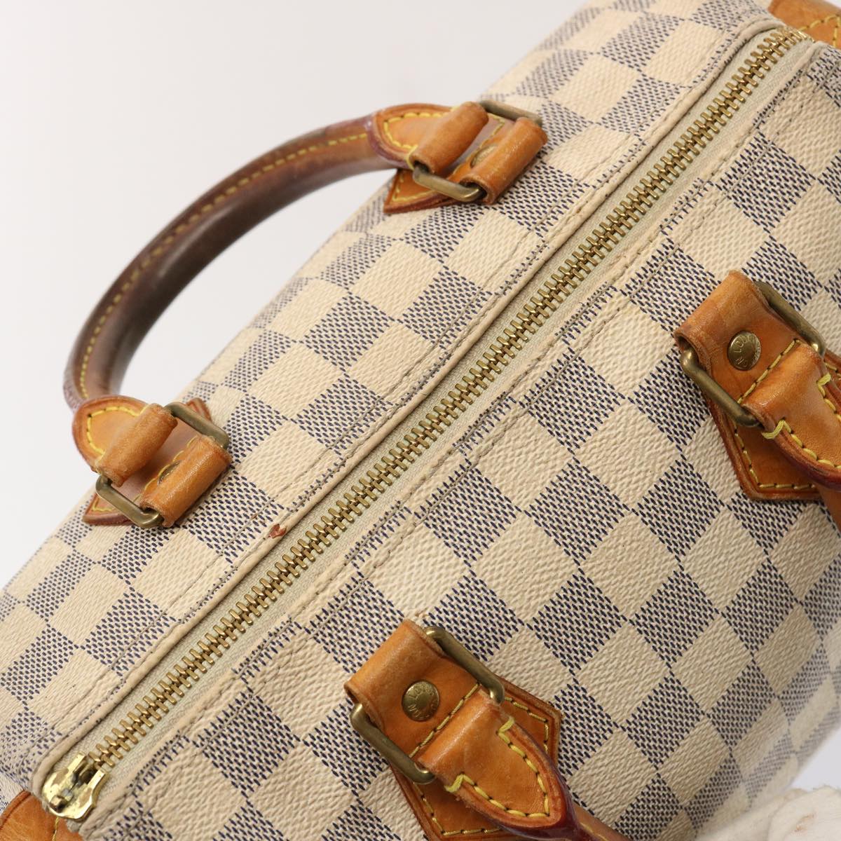 LOUIS VUITTON Damier Azur Speedy 25 Hand Bag N41534 LV 76623