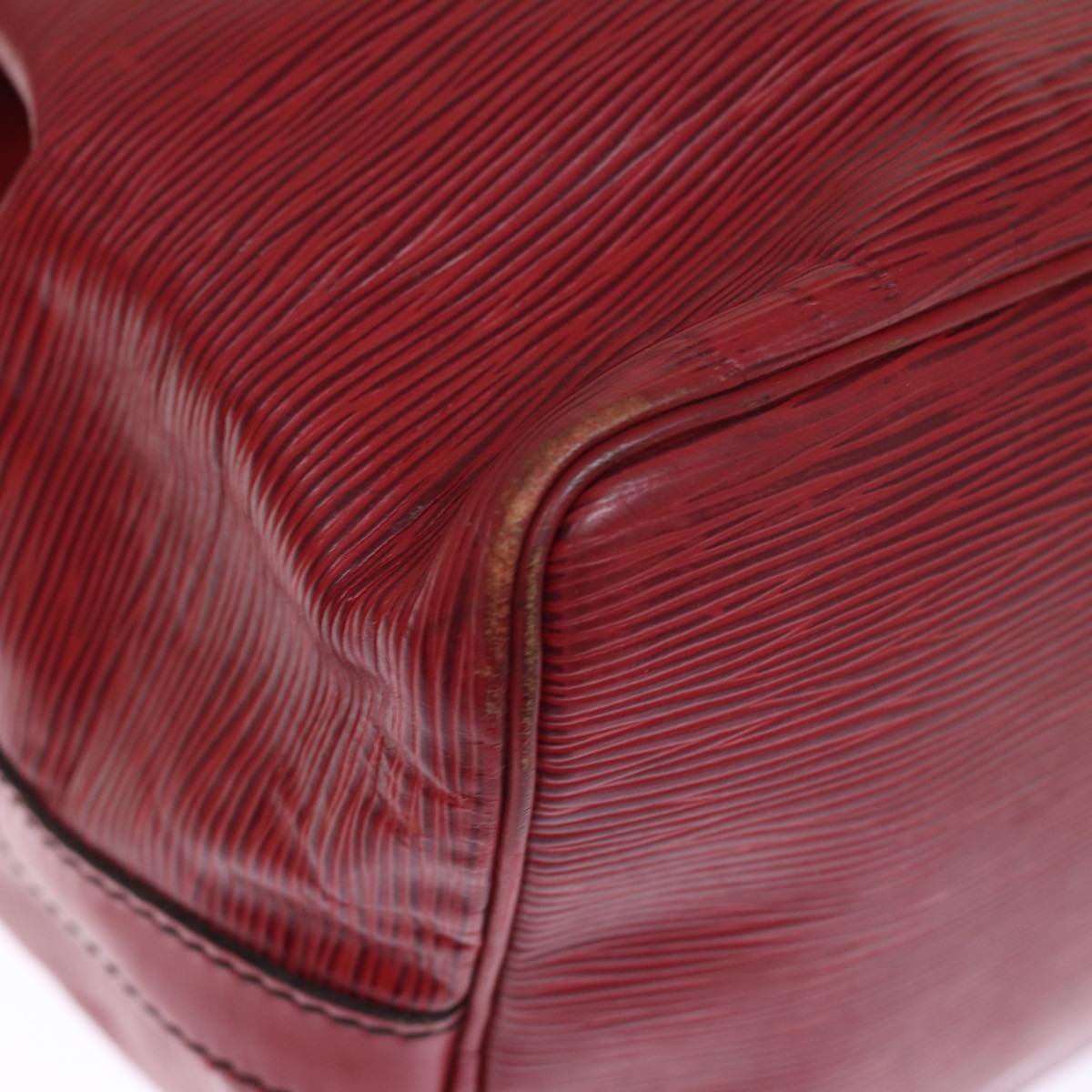 LOUIS VUITTON Epi Petit Noe Shoulder Bag Red M44107 LV 76627