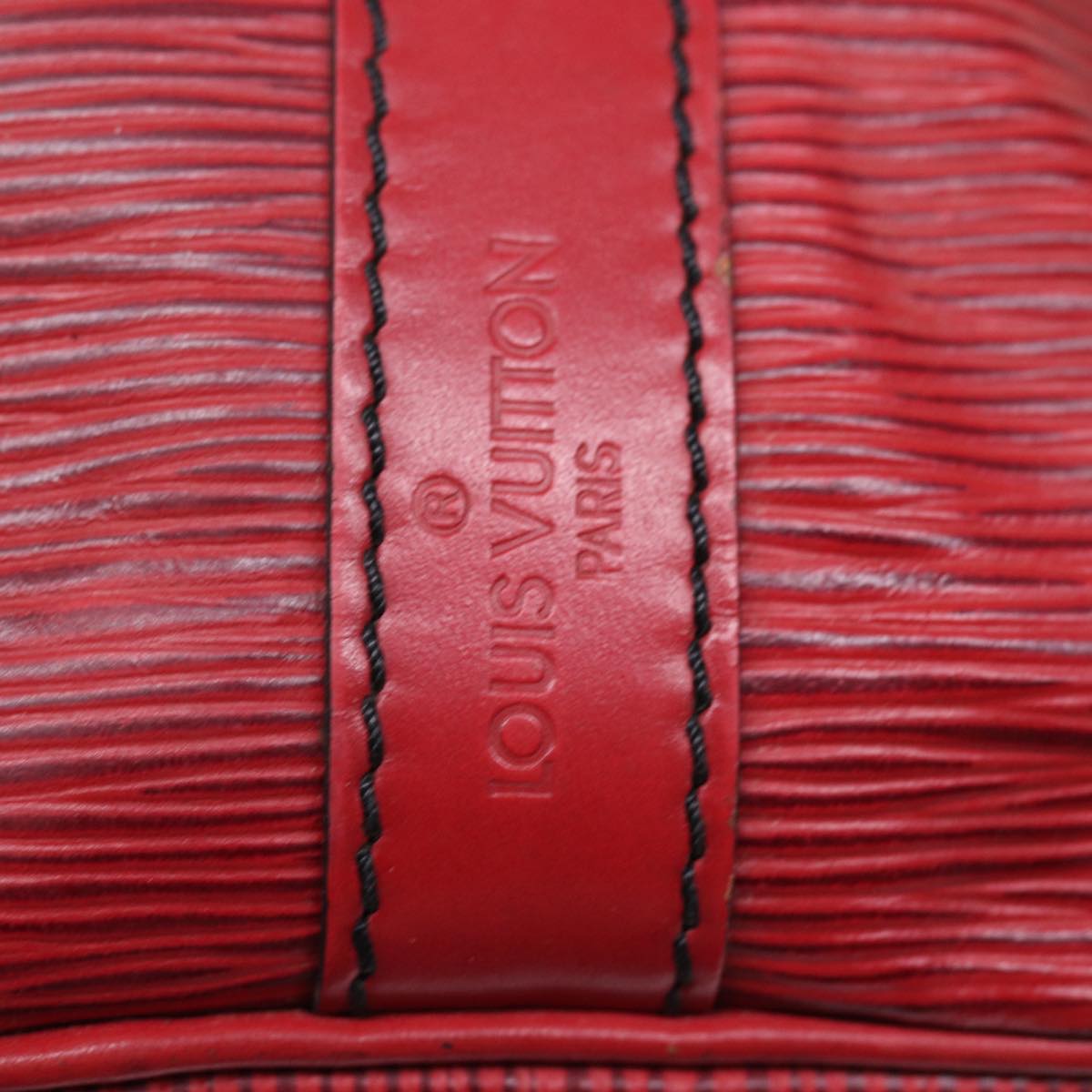 LOUIS VUITTON Epi Petit Noe Shoulder Bag Red M44107 LV 76627