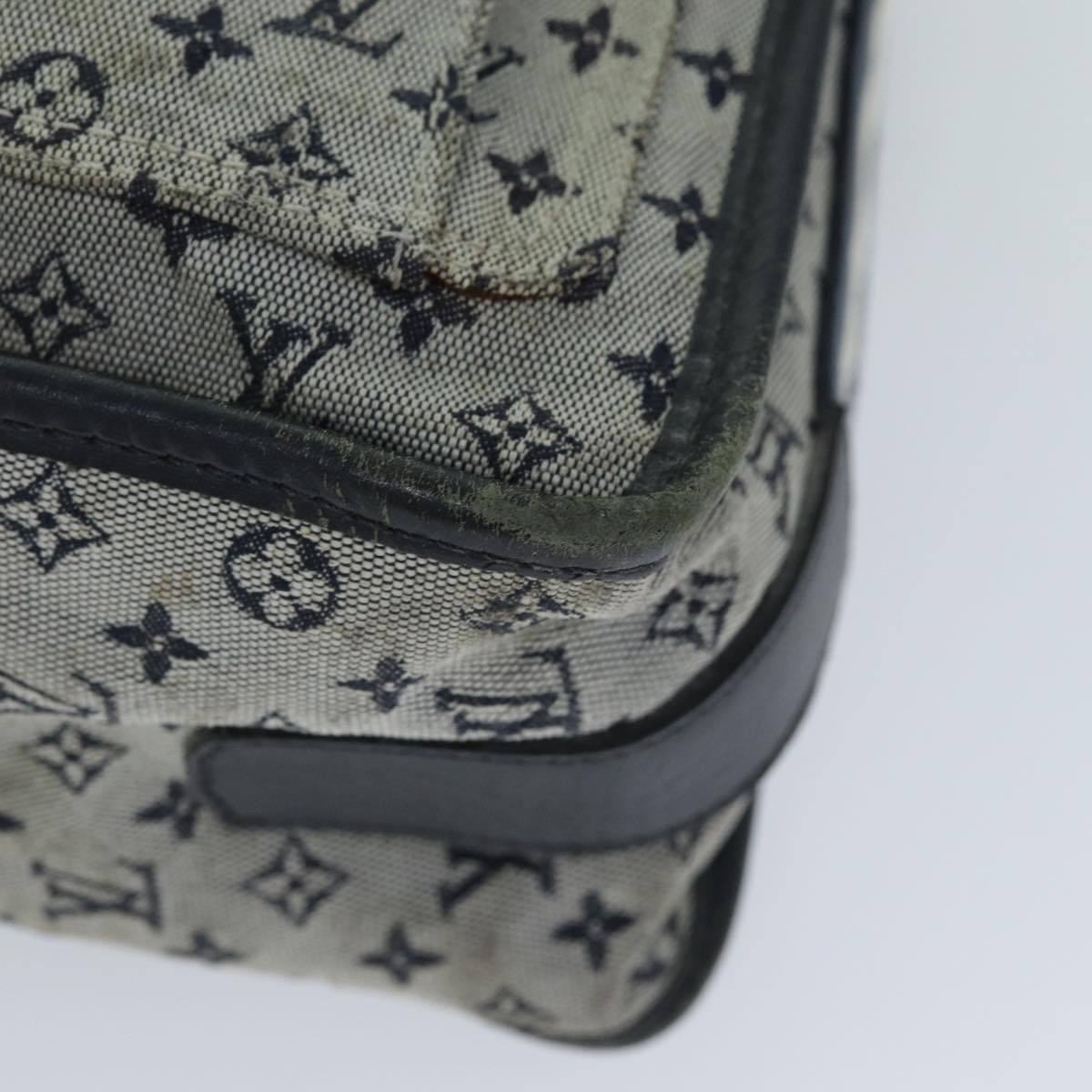 LOUIS VUITTON Monogram Mini Sac Marie Kate 48 Bag Blue M42341 LV 76650