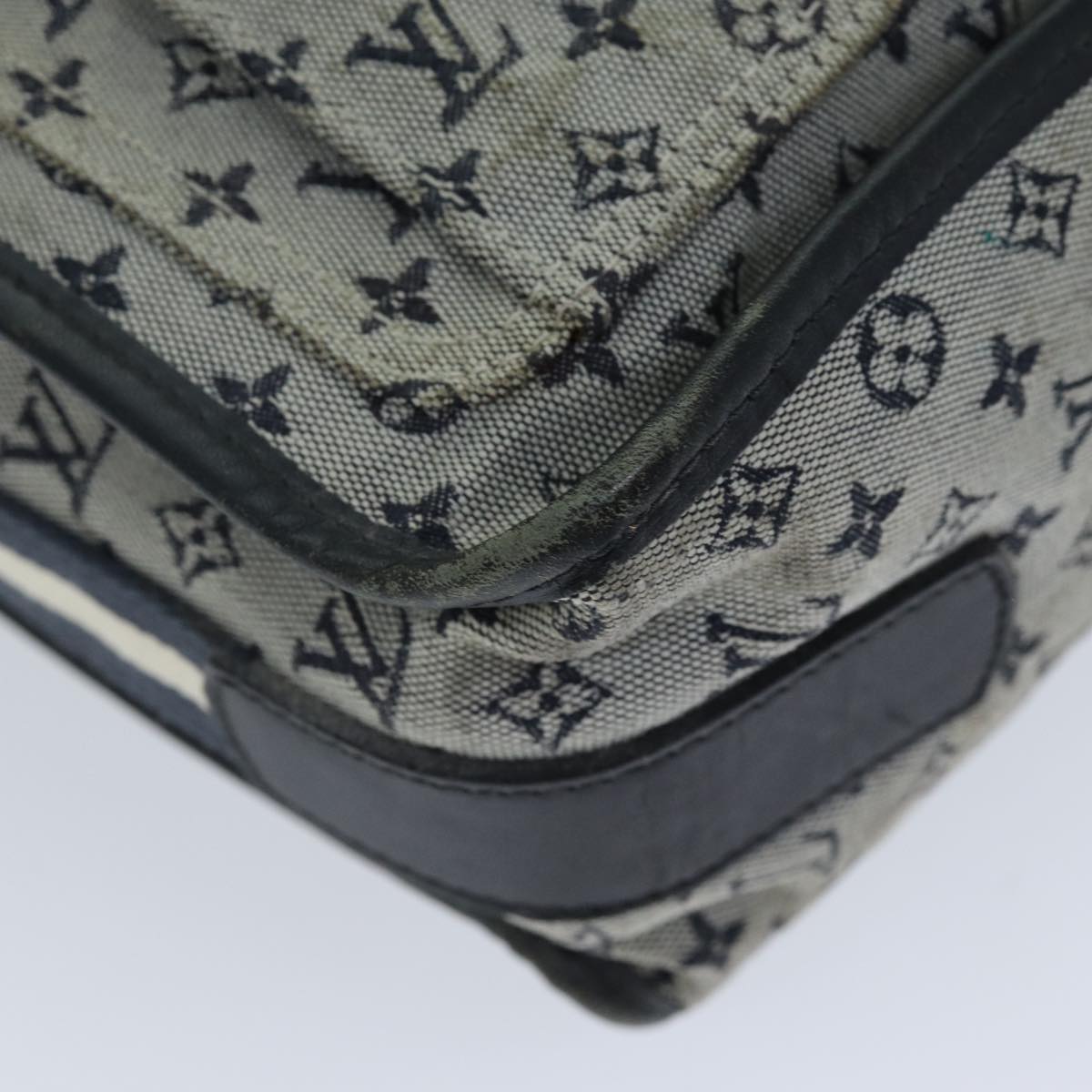 LOUIS VUITTON Monogram Mini Sac Marie Kate 48 Bag Blue M42341 LV 76650