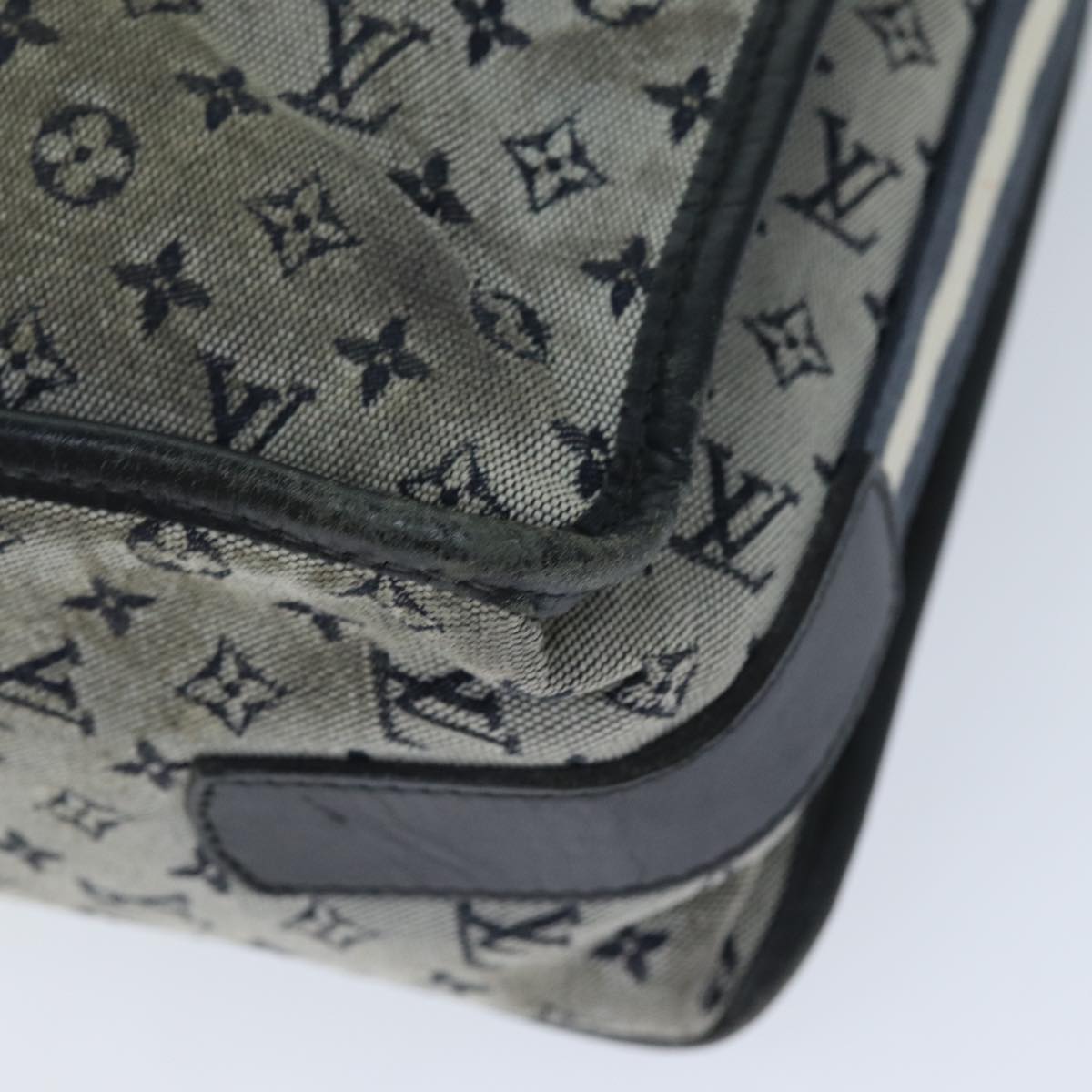 LOUIS VUITTON Monogram Mini Sac Marie Kate 48 Bag Blue M42341 LV 76650