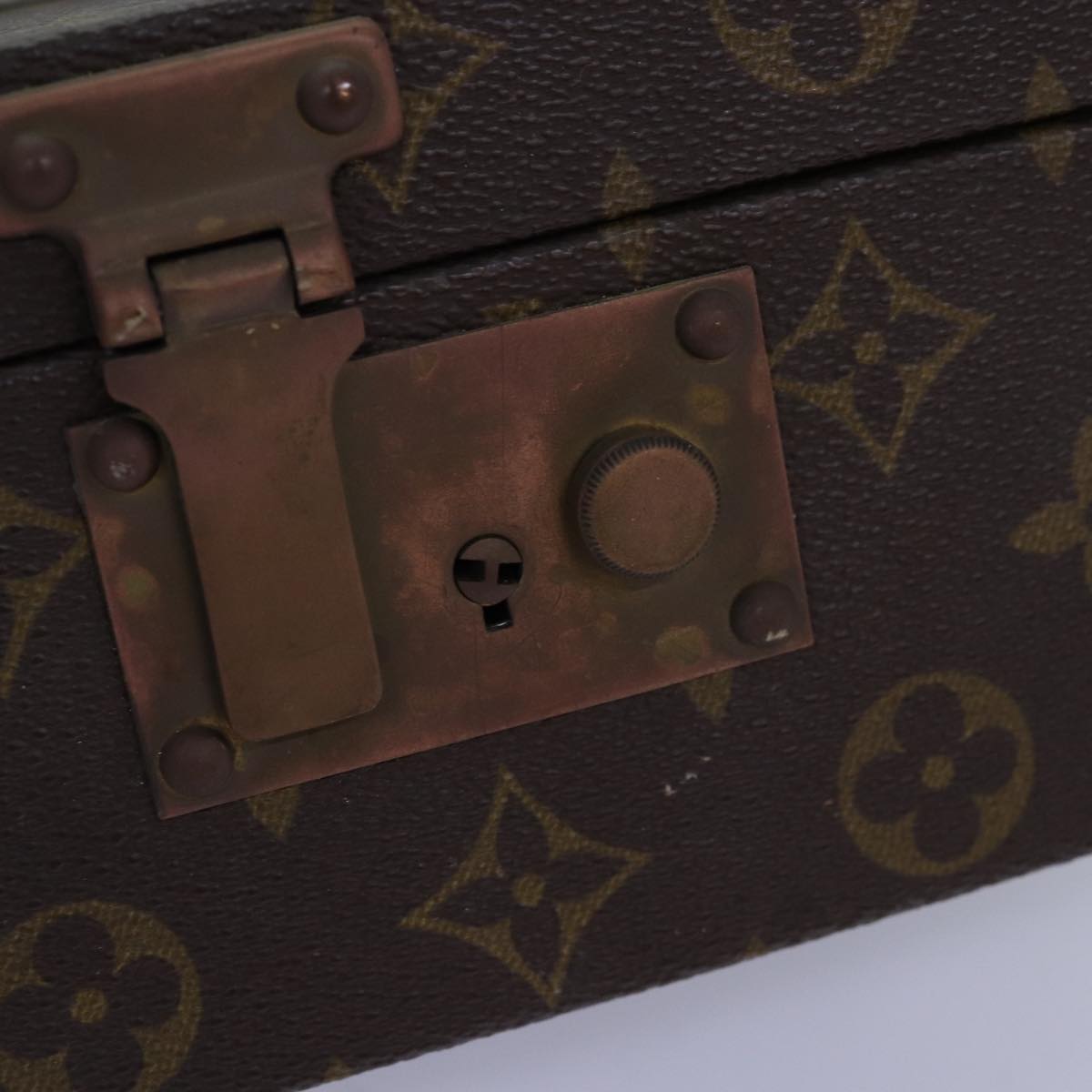 LOUIS VUITTON Monogram Boite A Tour Jewelry Box M47236 LV 76661