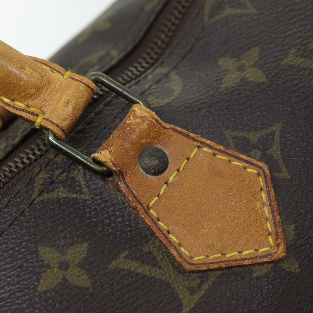 LOUIS VUITTON Monogram Speedy 35 Hand Bag M41524 LV 76671