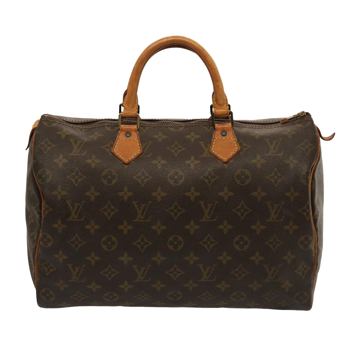 LOUIS VUITTON Monogram Speedy 35 Hand Bag M41524 LV 76671