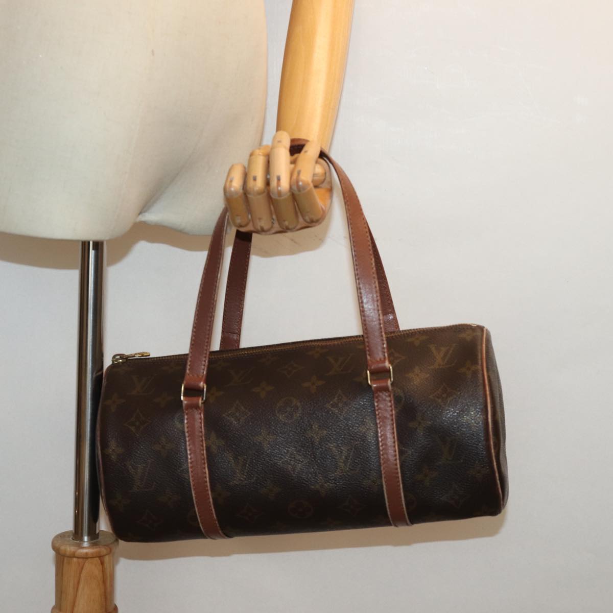 LOUIS VUITTON Monogram Papillon 30 old model Hand Bag Vintage M51365 76673