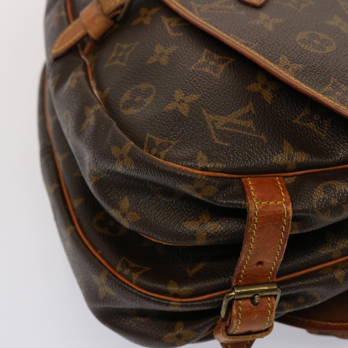 LOUIS VUITTON Monogram Saumur 30 Shoulder Bag M42256 LV 76686